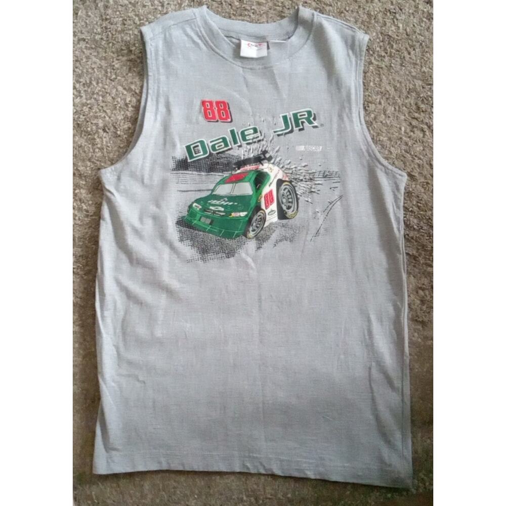 Dale Earnhart Jr 88 GRAPHIC Tank Top JR Nation Boys Or Girls XL 14/16